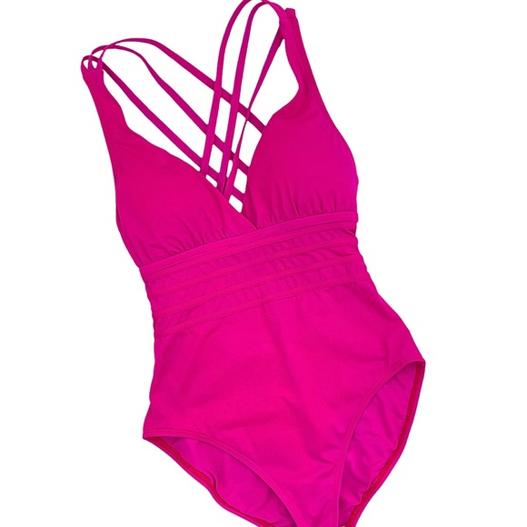 La Blanca Swim La Blanca One Piece Swimsuit Island Goddess Solid